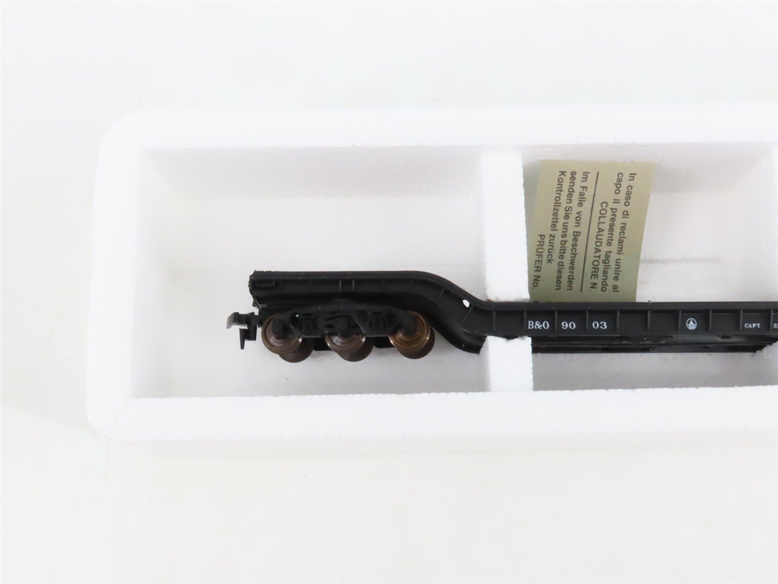 LOT of 2 HO Scale Roco US Army/B&O Depressed Center Flatcars