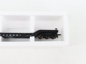 LOT of 2 HO Scale Roco US Army/B&O Depressed Center Flatcars