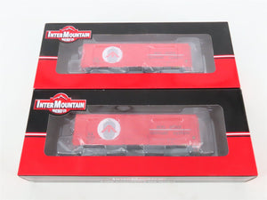 LOT of 2 HO Scale Intermountain AA Ann Arbor 40' PS-1 Boxcars