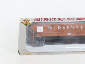 LOT of 3 HO Scale Proto 2000 TLDX Midwestern Grain 3-Bay Covered Hopper Cars