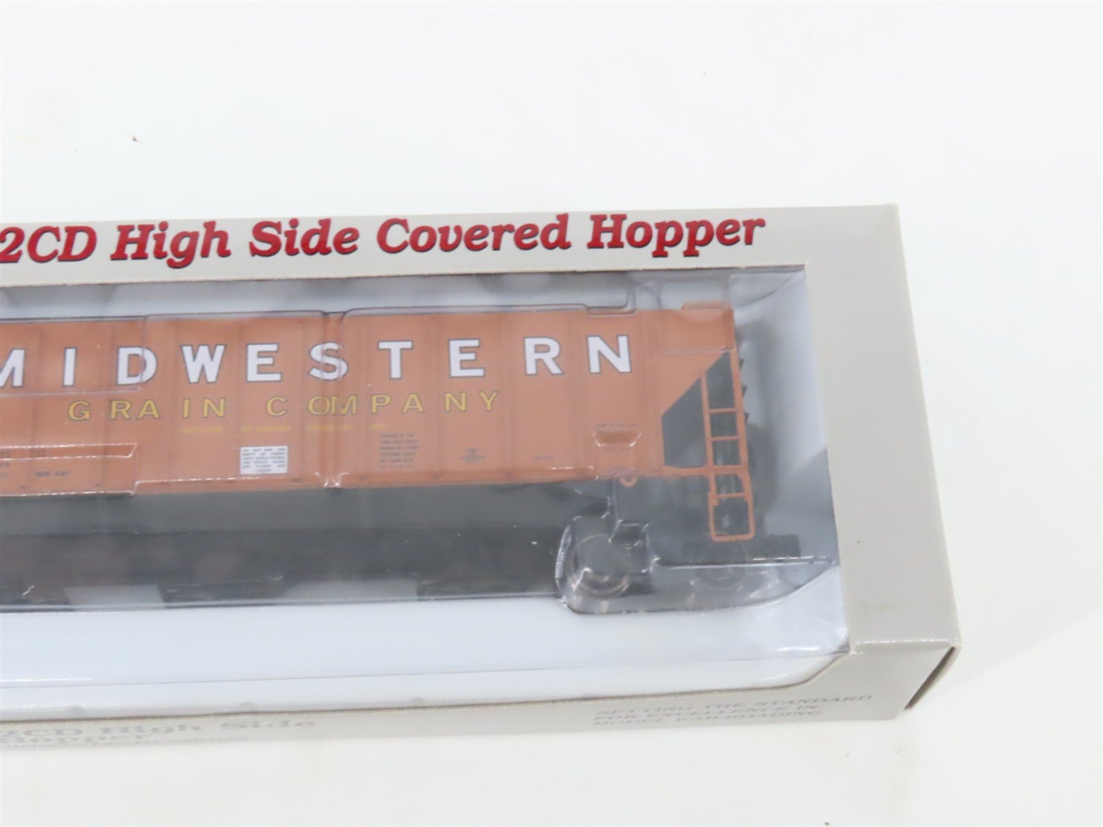 LOT of 3 HO Scale Proto 2000 TLDX Midwestern Grain 3-Bay Covered Hopper Cars