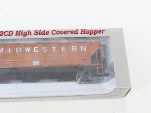 LOT of 3 HO Scale Proto 2000 TLDX Midwestern Grain 3-Bay Covered Hopper Cars