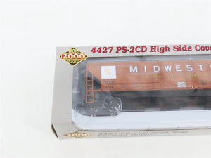 LOT of 3 HO Scale Proto 2000 TLDX Midwestern Grain 3-Bay Covered Hopper Cars