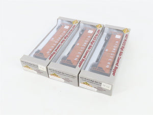 LOT of 3 HO Scale Proto 2000 TLDX Midwestern Grain 3-Bay Covered Hopper Cars