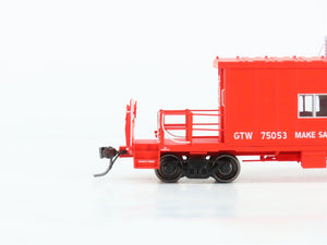 HO Scale Bluford Shop 34039 GTW Grand Trunk Western Transfer Caboose #75053