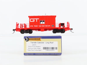 HO Scale Bluford Shop 34031 GTW Grand Trunk Western Transfer Caboose #75065