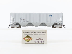 HO Scale Proto 2000 21342 MP Missouri Pacific 3-Bay Covered Hopper Car #712183