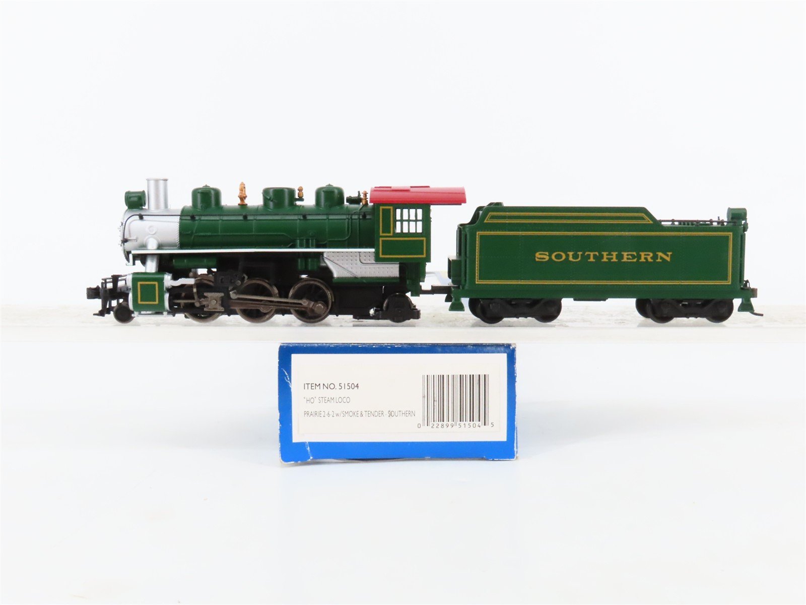 HO Scale Bachmann 51504 Southern Railway 2-6-2 Steam Locomotive