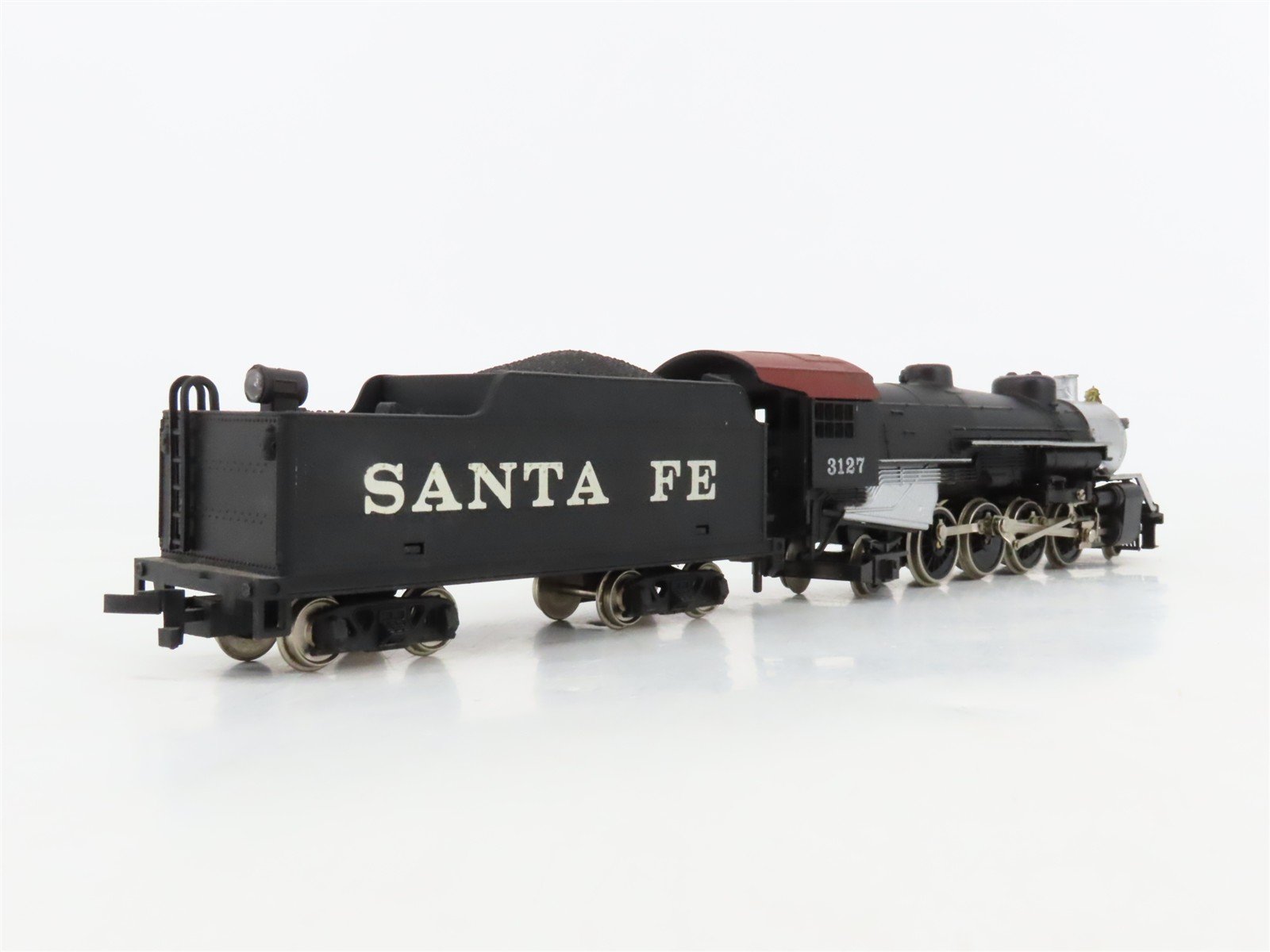 HO Scale Mehano ATSF Santa Fe 2-8-2 Steam Locomotive #3127