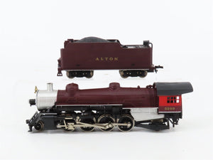 HO Scale Mehano C&A Alton 2-8-2 Steam Locomotive #5299