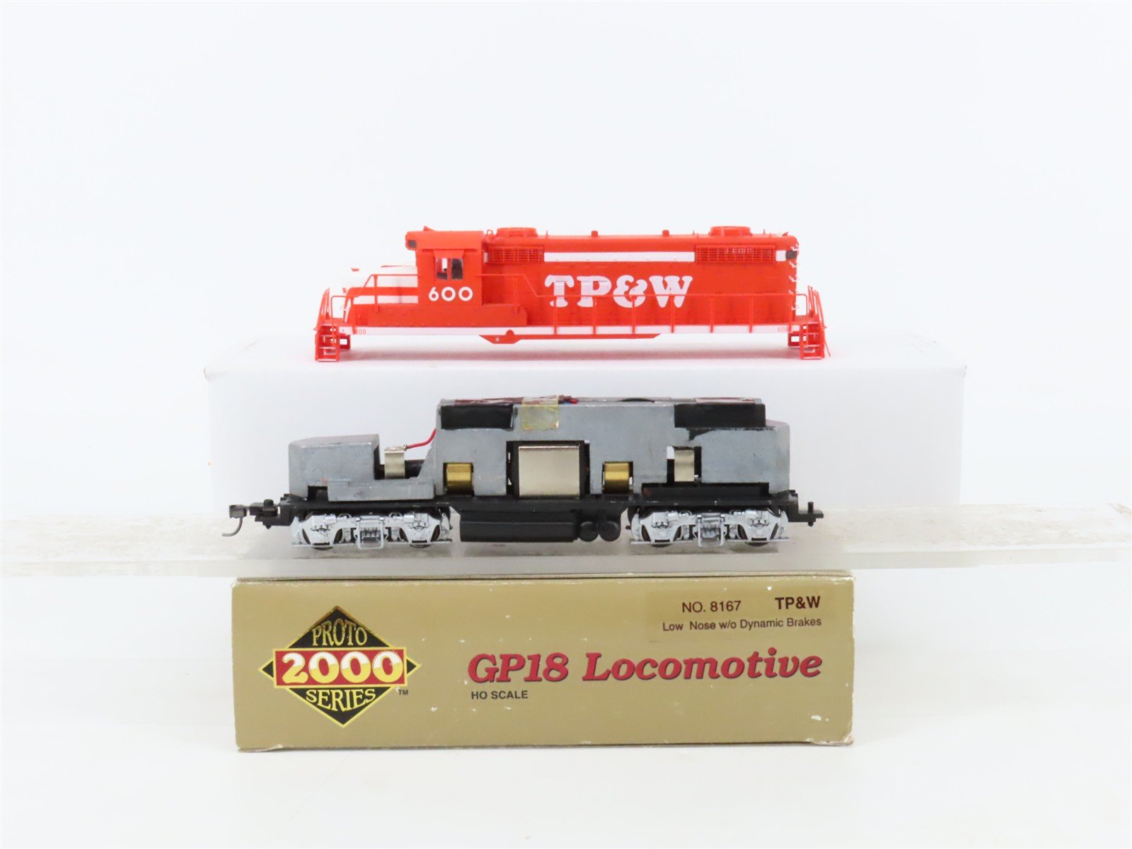 HO Proto 2000 8167 TP&W Toledo Peoria & Western GP18 Diesel #600 - BAD GEARS