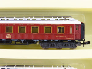 N Scale Minitrix 11017 CIWL Orient Express 4-6-0 Steam Passenger Train Set