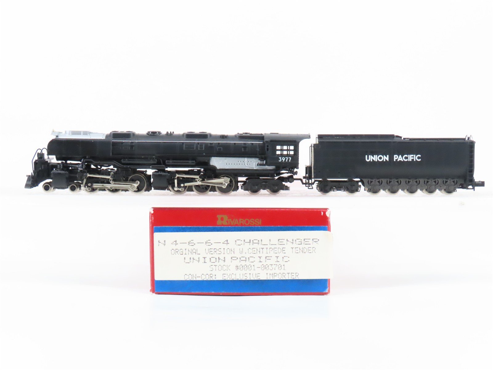 N Con-Cor/Rivarossi 0001-003701 UP Union Pacific 4-6-6-4 Challenger Steam #3977