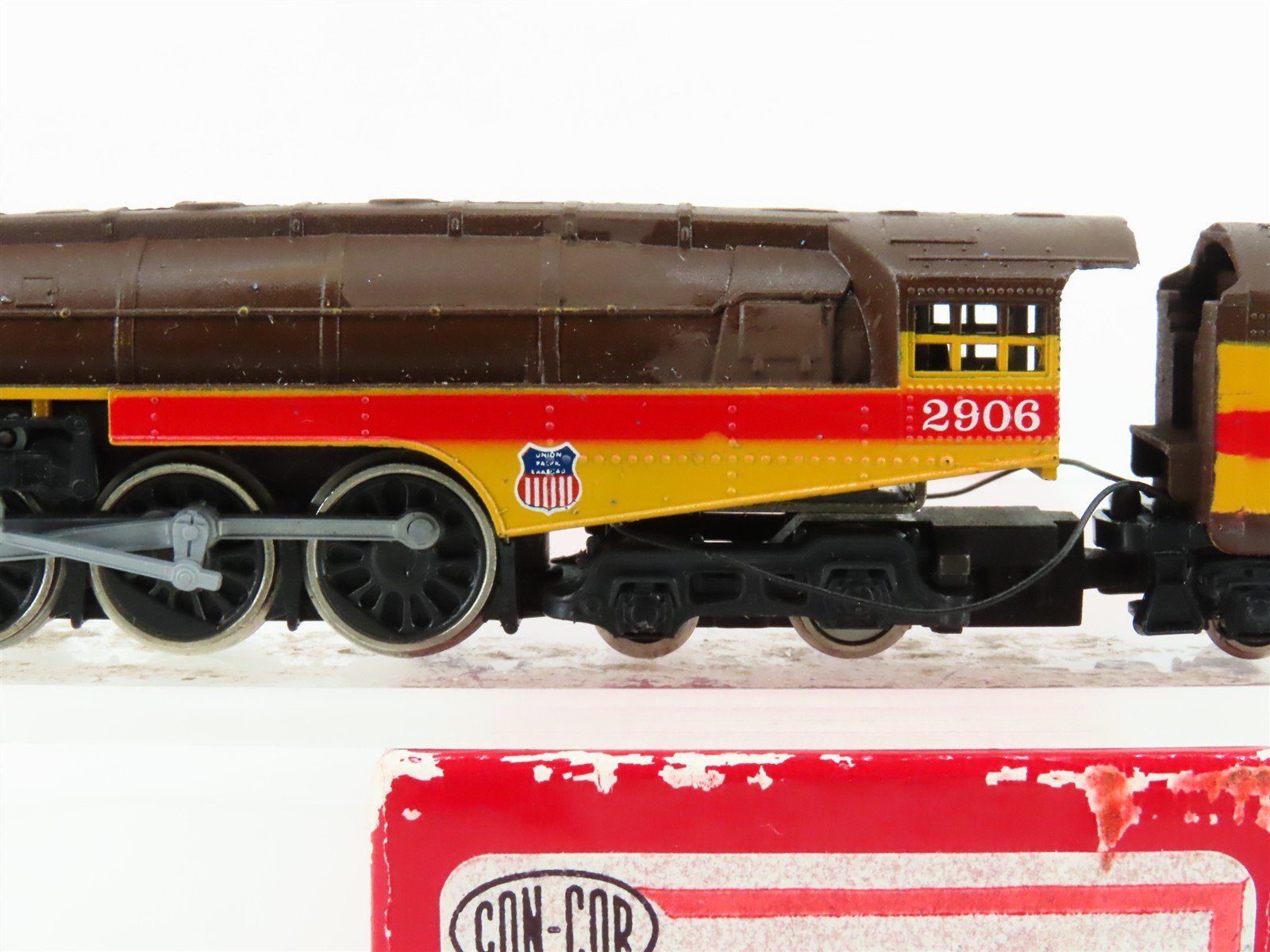 N Scale Con-Cor 3074 UP 4-6-4 Bullet Nose J3a Hudson Steam #2906 - CUSTOM