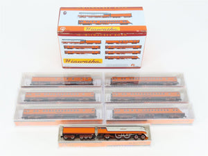 N Scale Fox Valley FVM 40001 MILW Hiawatha 4-4-2 Steam Passenger Set - DCC Ready