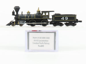N Scale Atlas Master 40000468 CP Canadian Pacific 4-4-0 Steam Locomotive #49