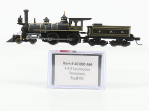 N Scale Atlas Master 40000466 PRR Pennsylvania 4-4-0 Steam Locomotive #1510