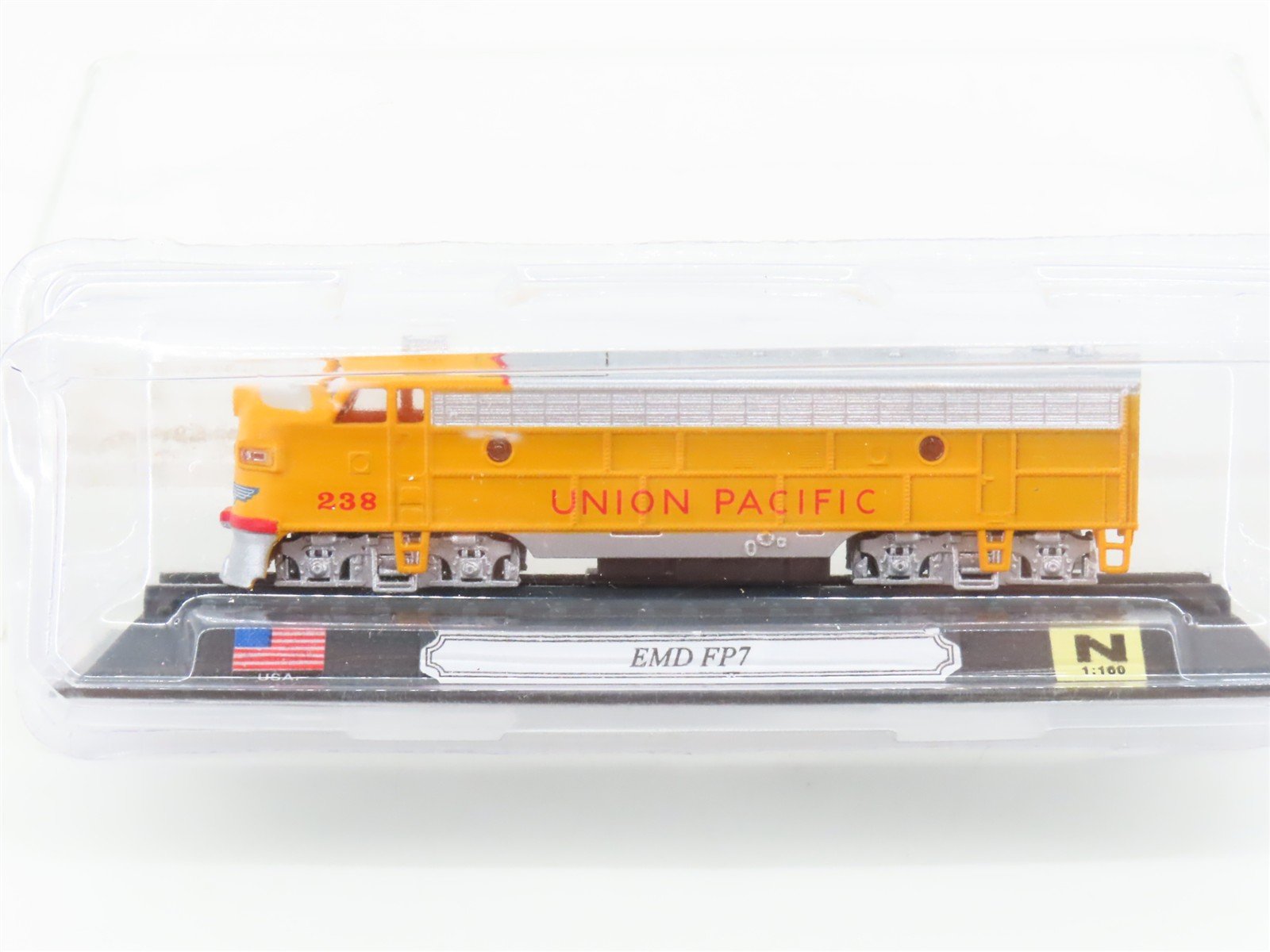 N Scale UP Union Pacific EMD FP7 Diesel Locomotive #238 - STATIC MODEL