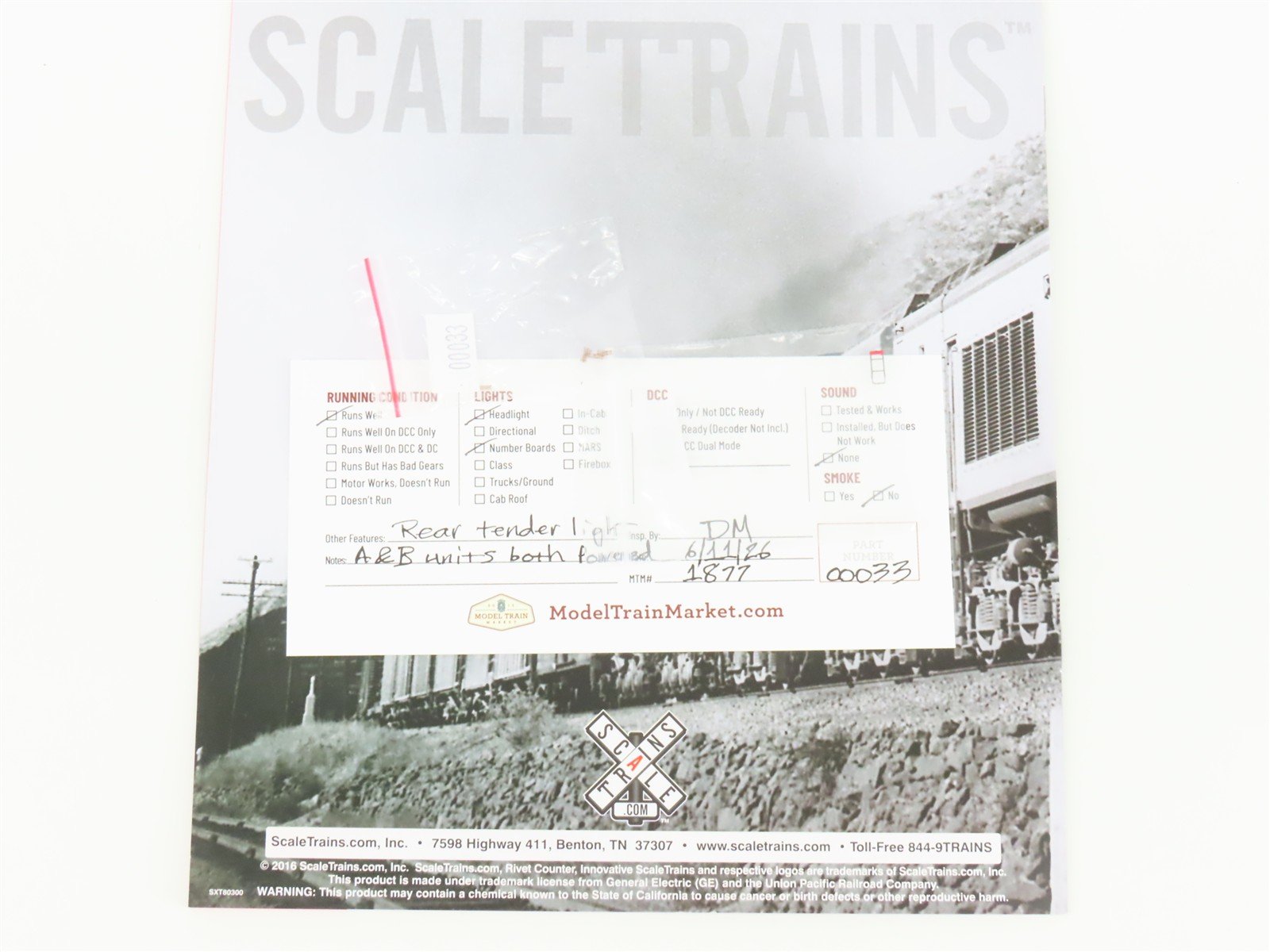 N Scaletrains SXT30234 UP Union Pacific GTEL 8500hp Turbine Set #26 - DCC Ready