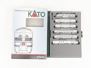 N KATO 106-090 CB&Q Silver Streak Zephyr E5A Diesel Passenger Train 6-Unit Set