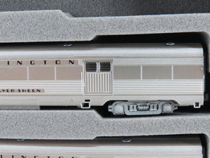 N KATO 106-090 CB&Q Silver Streak Zephyr E5A Diesel Passenger Train 6-Unit Set