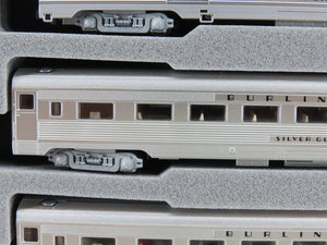 N KATO 106-090 CB&Q Silver Streak Zephyr E5A Diesel Passenger Train 6-Unit Set