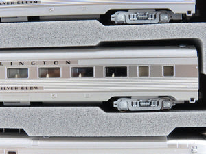 N KATO 106-090 CB&Q Silver Streak Zephyr E5A Diesel Passenger Train 6-Unit Set