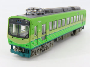N 1/150 Scale TOMYTEC Eizan Railway Green 700-Series Electric Rail Car #712