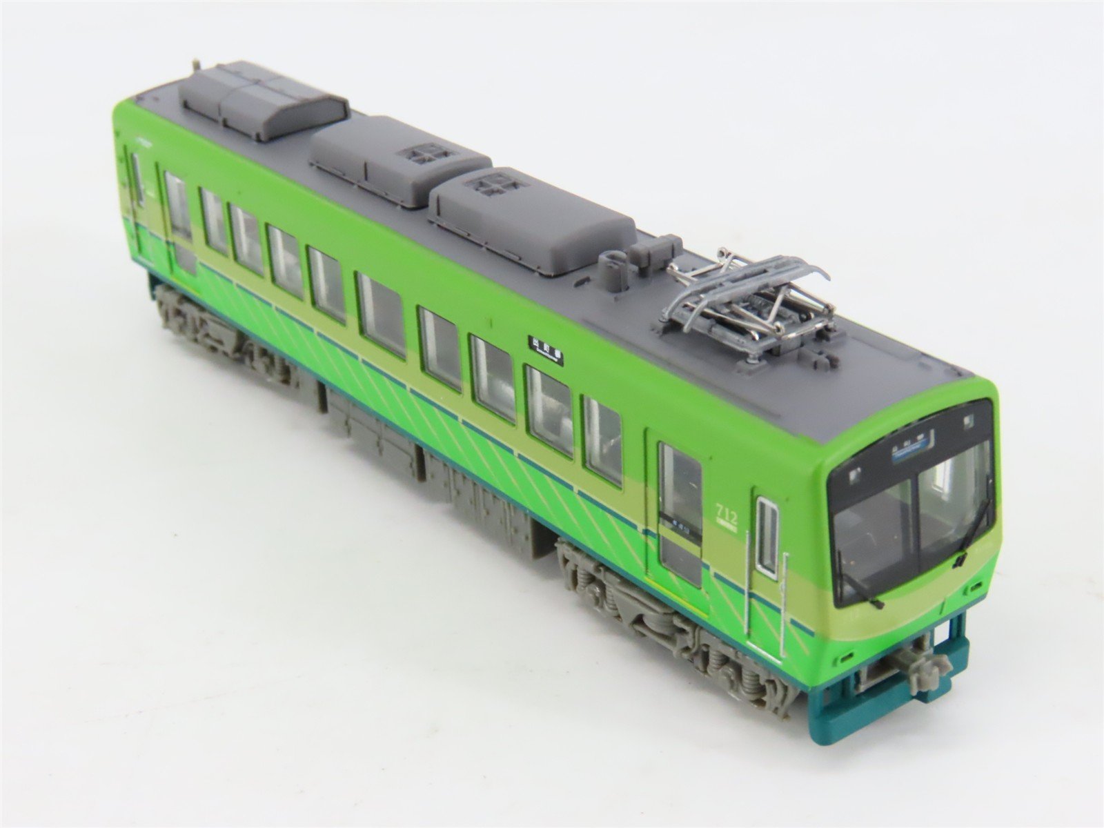 N 1/150 Scale TOMYTEC Eizan Railway Green 700-Series Electric Rail Car #712