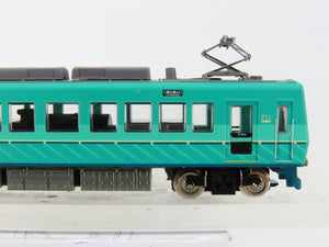 N 1/150 Scale TOMYTEC Eizan Railway Green 700-Series Electric Rail Car #711