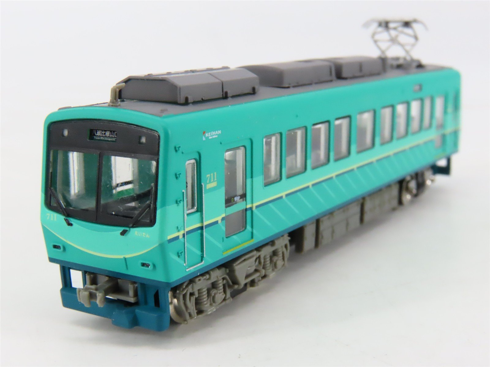N 1/150 Scale TOMYTEC Eizan Railway Green 700-Series Electric Rail Car #711