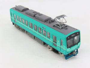 N 1/150 Scale TOMYTEC Eizan Railway Green 700-Series Electric Rail Car #711