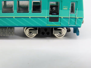 N 1/150 Scale TOMYTEC Eizan Railway Green 700-Series Electric Rail Car #711