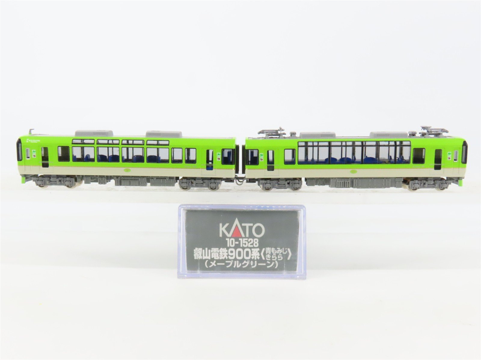N KATO 10-1528 Eizan 900-Series Ao Momiji Kirara Electric Rail Car 2-Unit Set