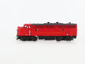 HO Scale Athearn KCS Kansas City Southern F7A Diesel #32 - Unpowered - Custom