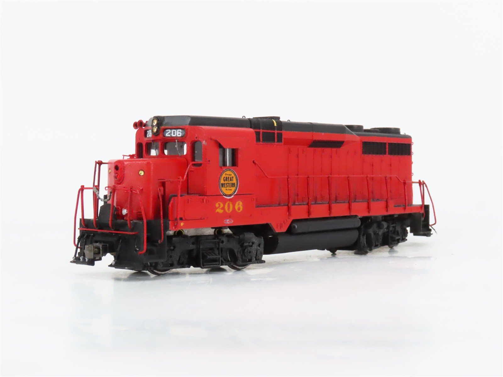HO Scale Athearn CGW Chicago Great Western EMD GP30 Diesel #206 - Custom