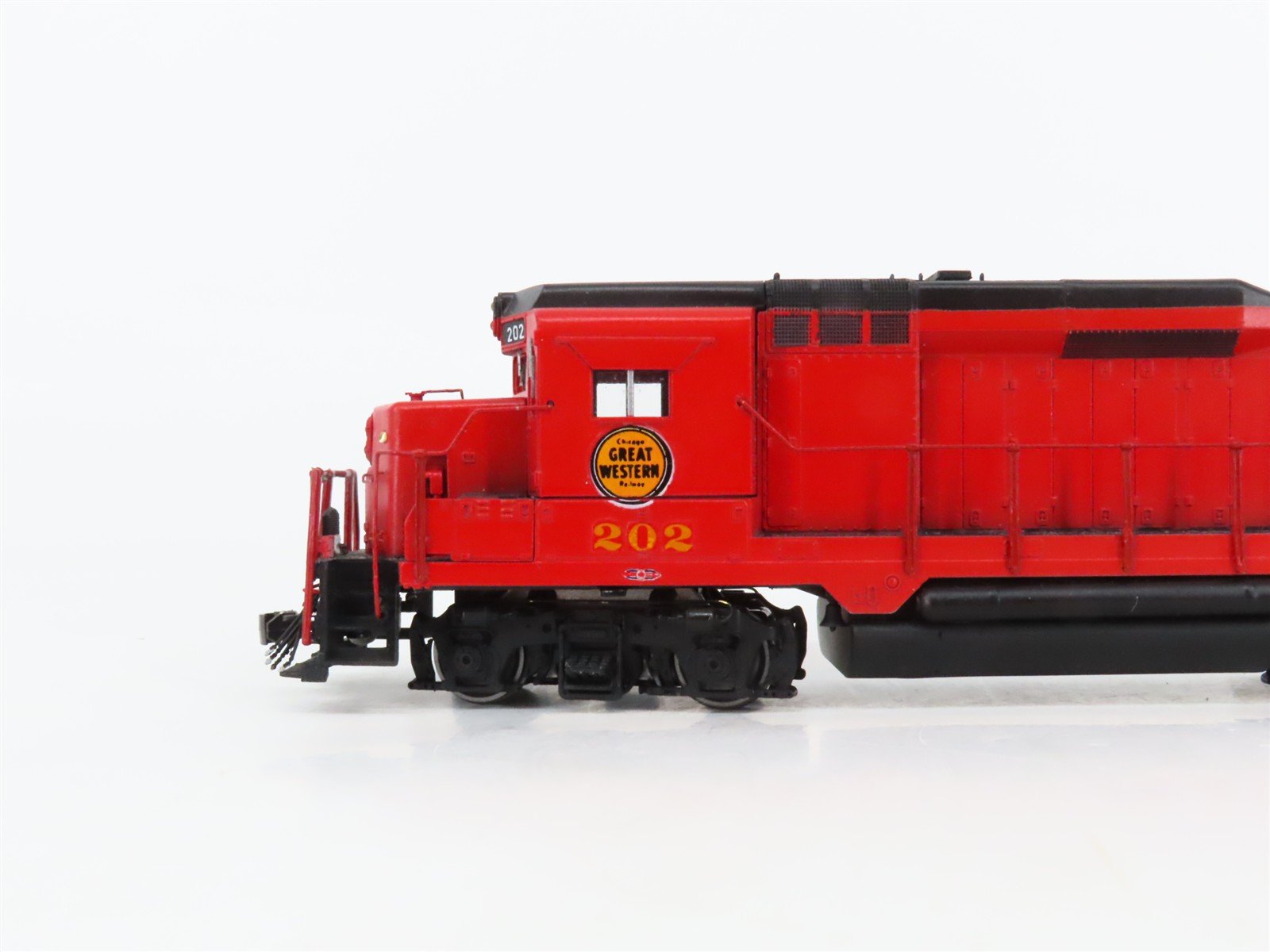 HO Scale Athearn CGW Chicago Great Western GP30 Diesel #206 - Unpowered - Custom