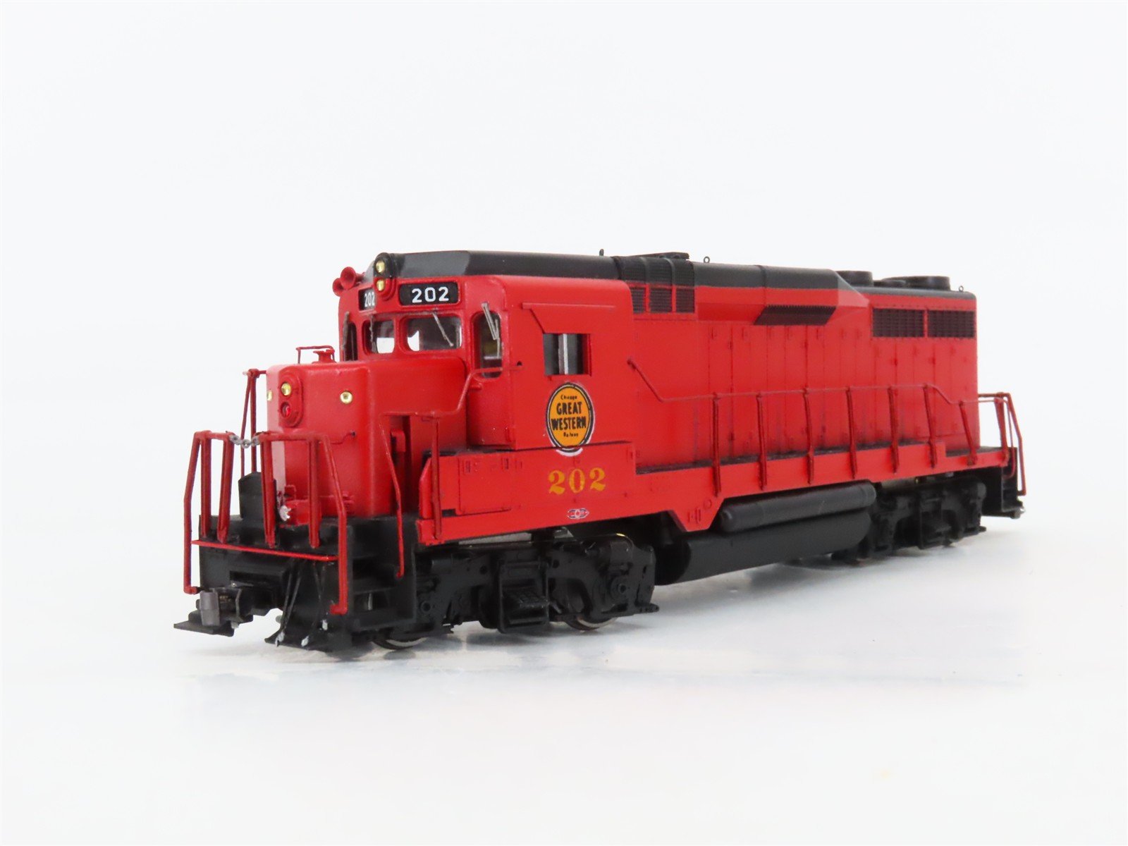 HO Scale Athearn CGW Chicago Great Western GP30 Diesel #206 - Unpowered - Custom