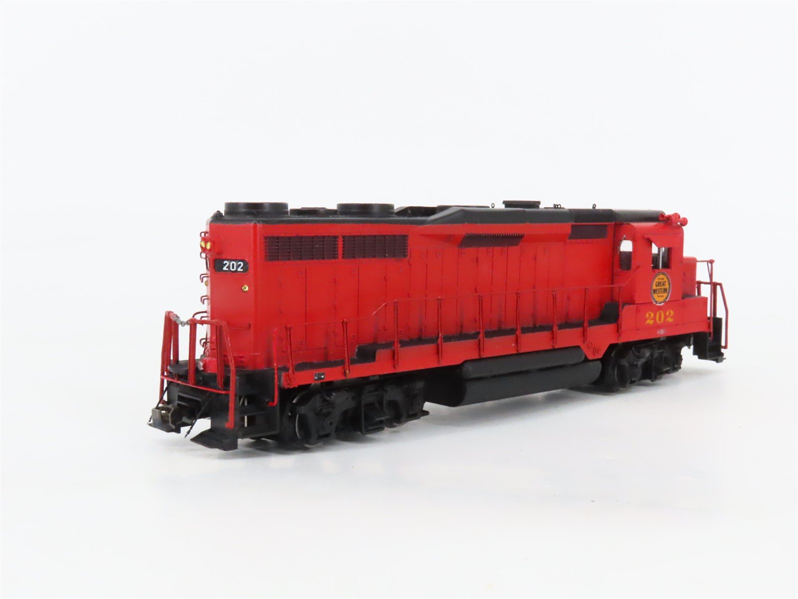 HO Scale Athearn CGW Chicago Great Western GP30 Diesel #206 - Unpowered - Custom