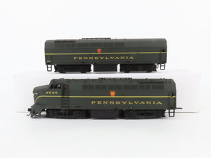 HO Scale Roco PRR Pennsylvania Baldwin RF-16 Sharknose A/B Diesel Set - Custom