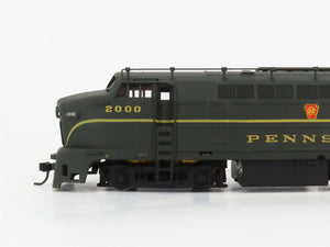 HO Scale Roco PRR Pennsylvania Baldwin RF-16 Sharknose A/B Diesel Set - Custom