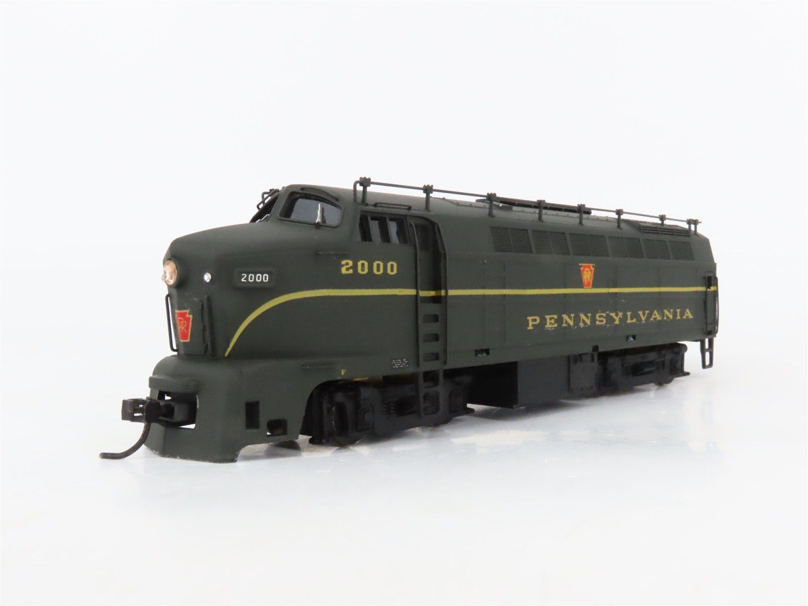 HO Scale Roco PRR Pennsylvania Baldwin RF-16 Sharknose A/B Diesel Set - Custom