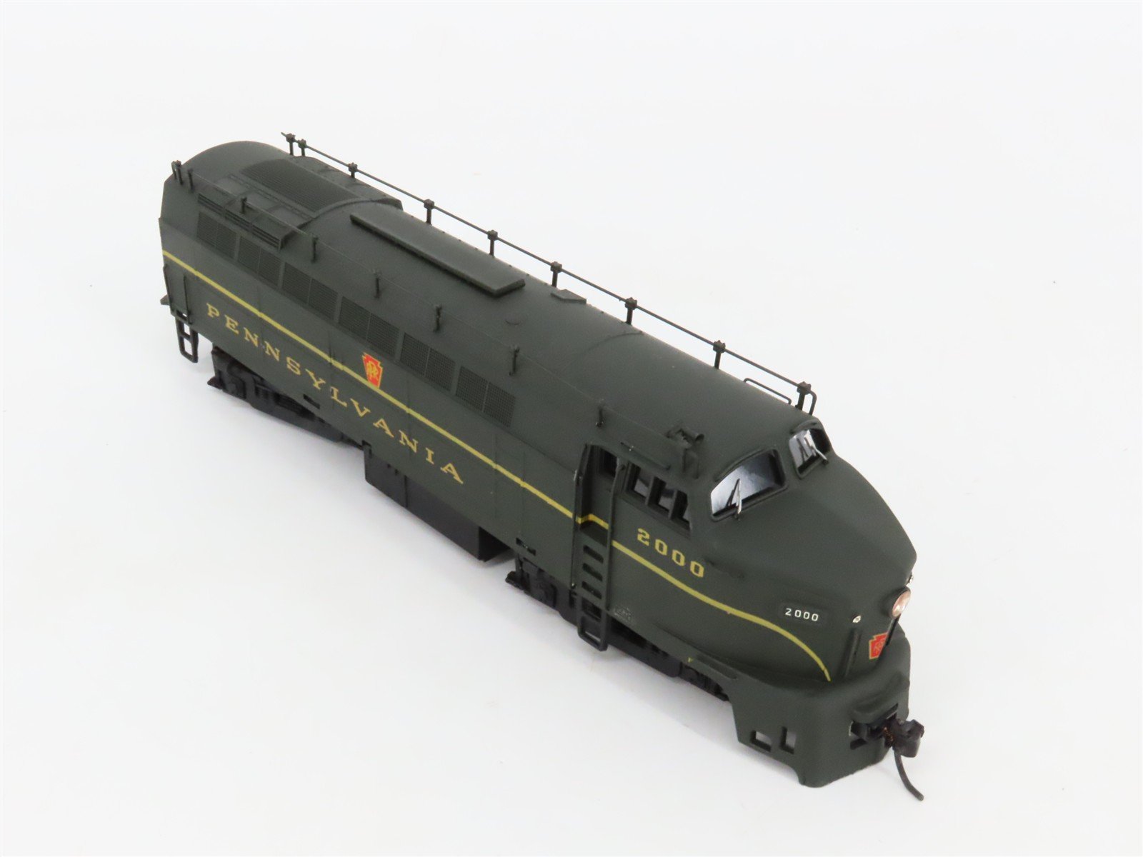 HO Scale Roco PRR Pennsylvania Baldwin RF-16 Sharknose A/B Diesel Set - Custom