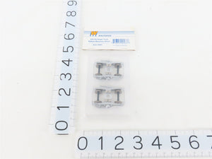 HO Walthers 933-1061 Silver GSC OS Hanger Trucks w/Metal Wheels - 3-Pair