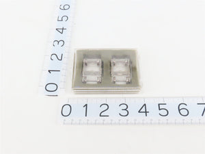 HO Scale Metal 4-Wheel Passenger Trucks w/ Metal Wheels - 4 Pair