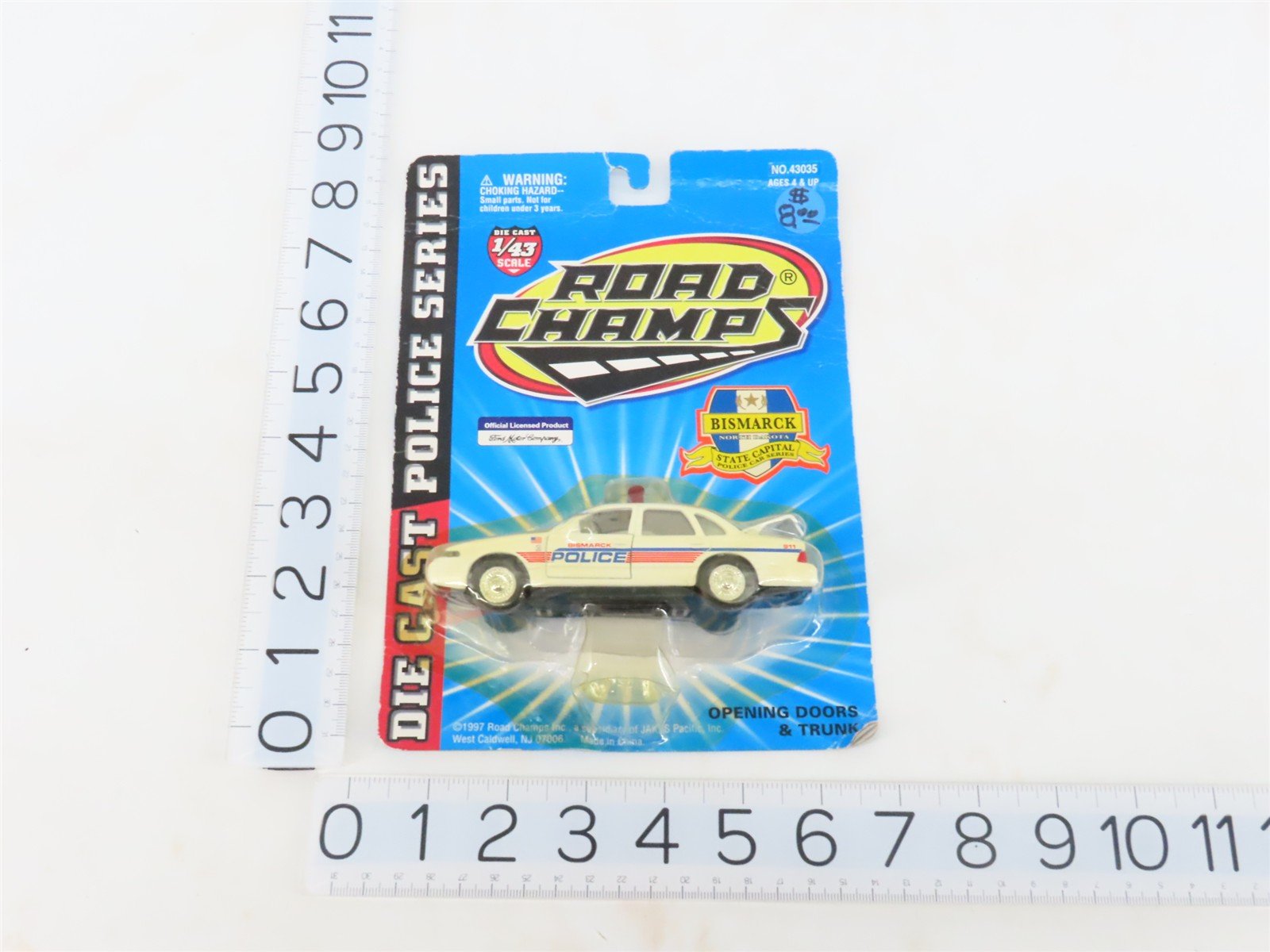 1:43 Scale Road Champs/Ertl/and More Assorted Trucks and Cars
