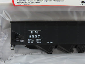 HO Scaletrains Kit Classics SXT1201 BM Boston & Maine 4-Bay Open Hopper #8557