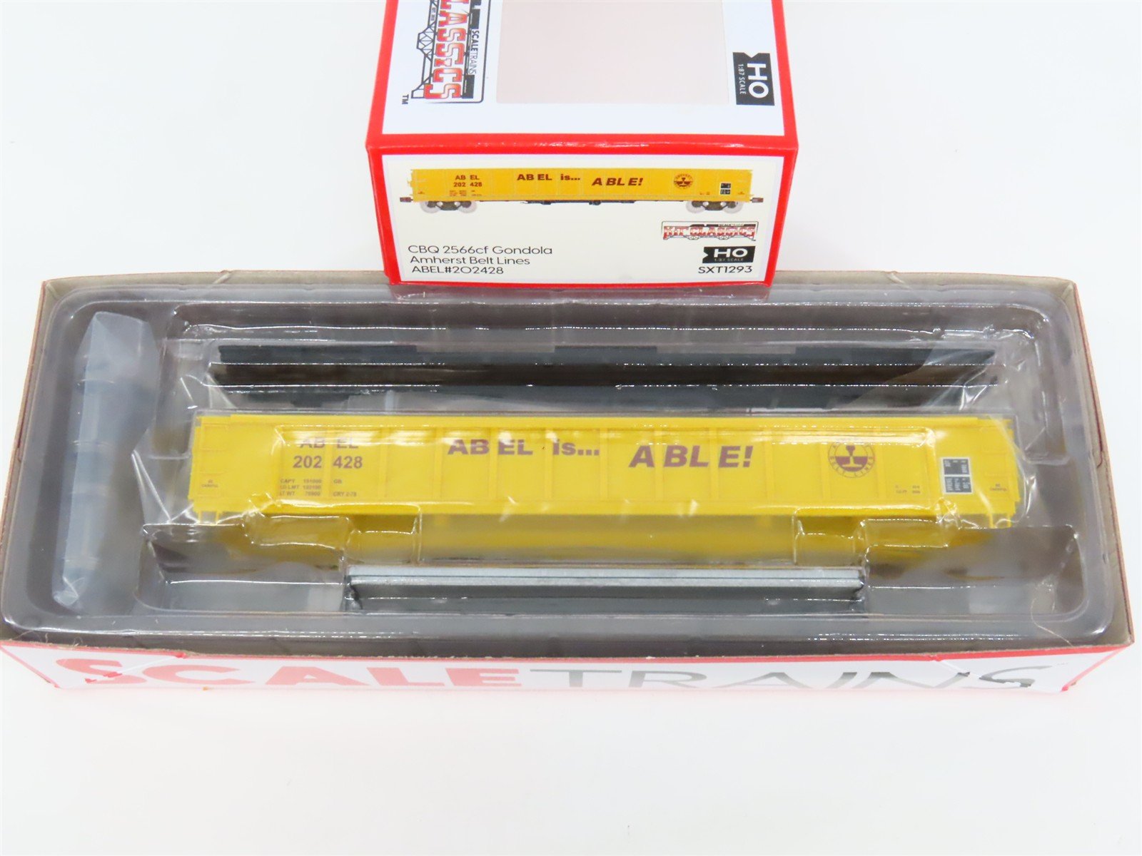 HO Scaletrains Kit Classics SXT1293 ABEL Amherst Belt Lines Gondola #202428