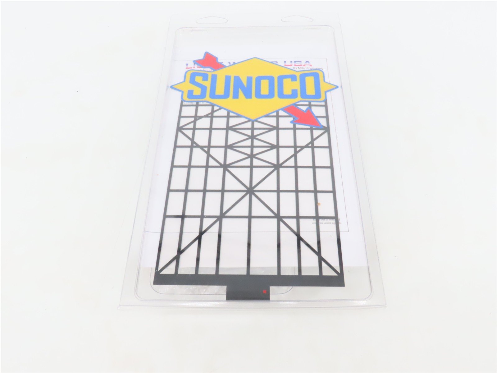 HO Scale Lightworks 3581 Sunoco Neon Sign Kit
