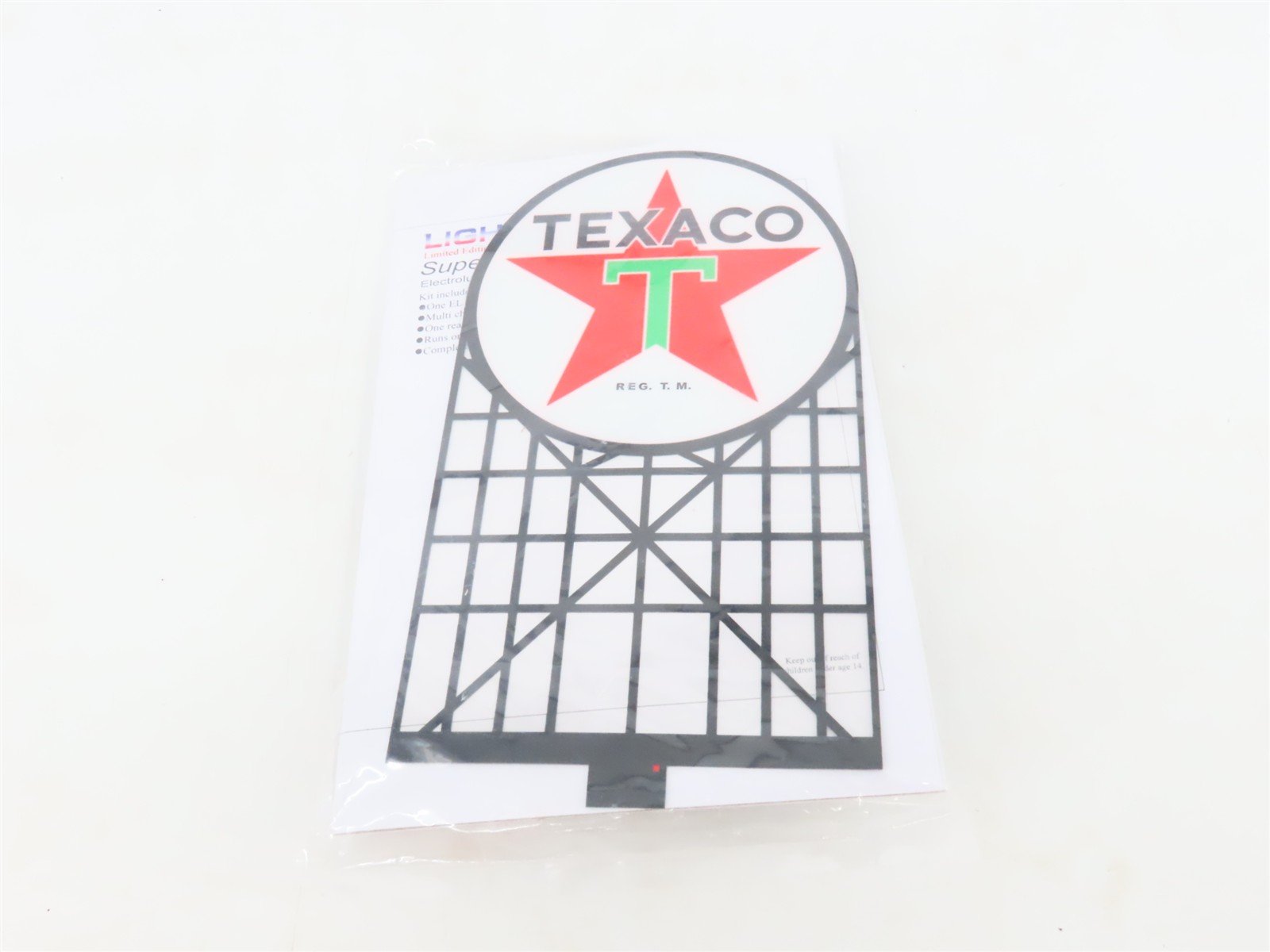 HO Scale Lightworks 5181 Texaco Neon Sign Kit